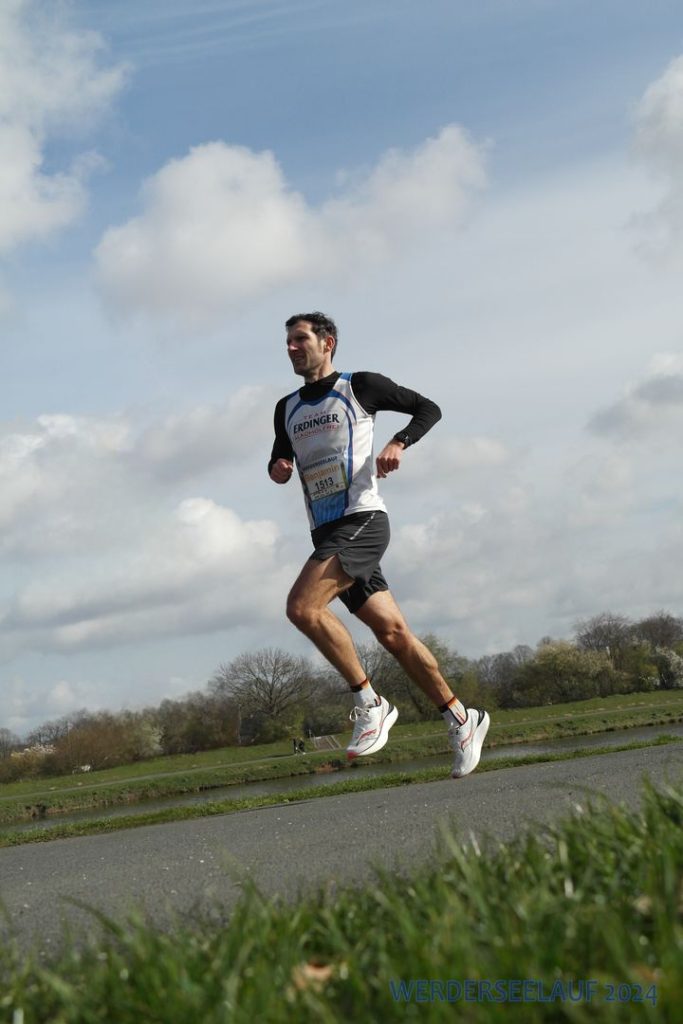 Läufer in freier Natur